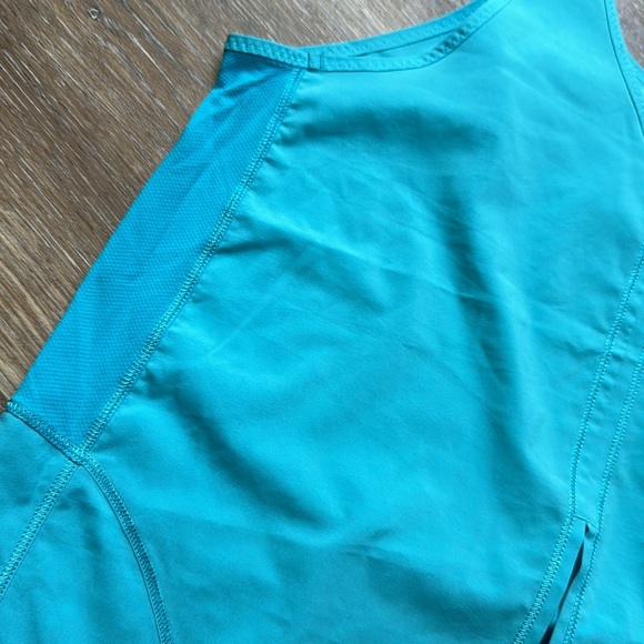 Lululemon Run Featherweight Split Back Singlet Tank Spry Blue - Picture 3 of 4